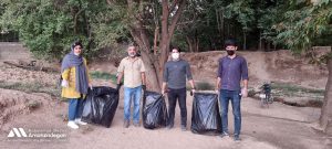 Cleaning nature in Shiraz Mansourabad with Mohammad (Reza) Amanzadegan