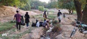 Cleaning nature in Shiraz Mansourabad with Mohammad (Reza) Amanzadegan